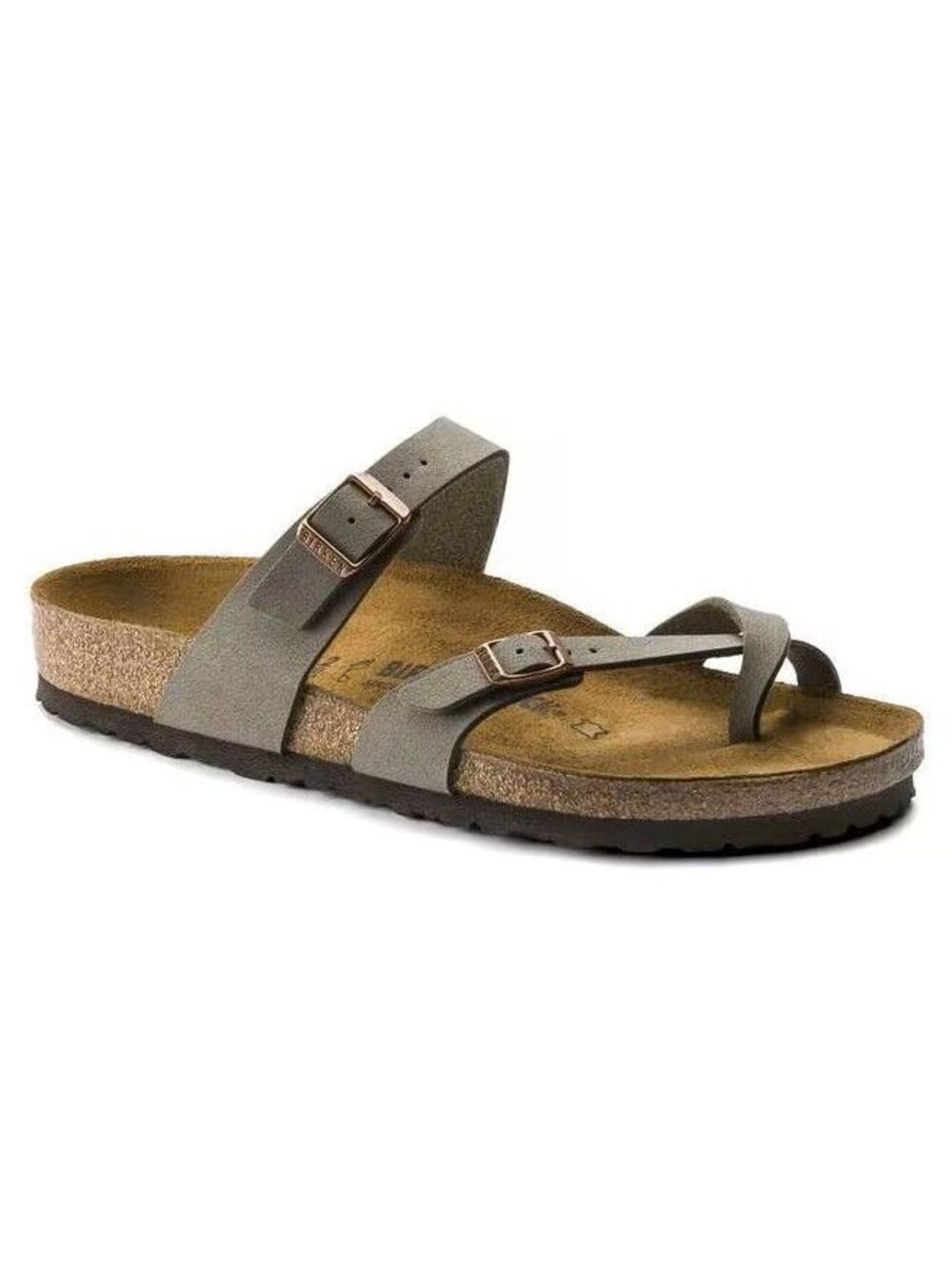 Birkenstock Women's Mayari Birko-Flor Sandal Stone, Sz 42 (US-11), Men (US-9)